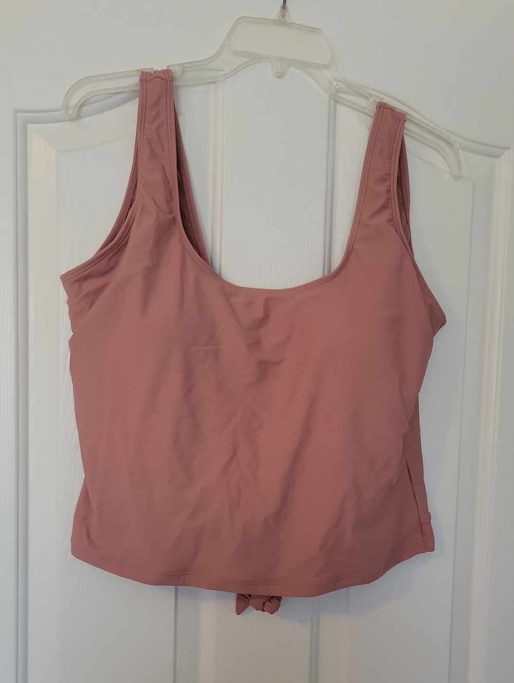 Women’s Scoop Neck Swim Tank Top - Dusty Rose